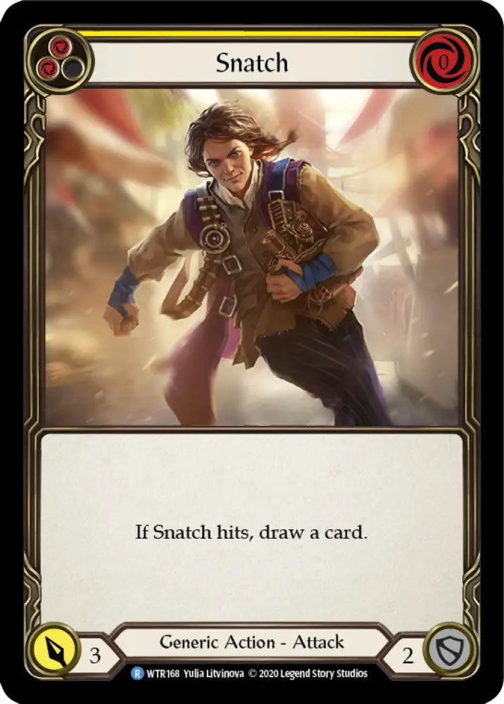 Snatch (Yellow) [Welcome to Rathe Unlimited] Unlimited Rainbow Foil - Flesh And Blood Single