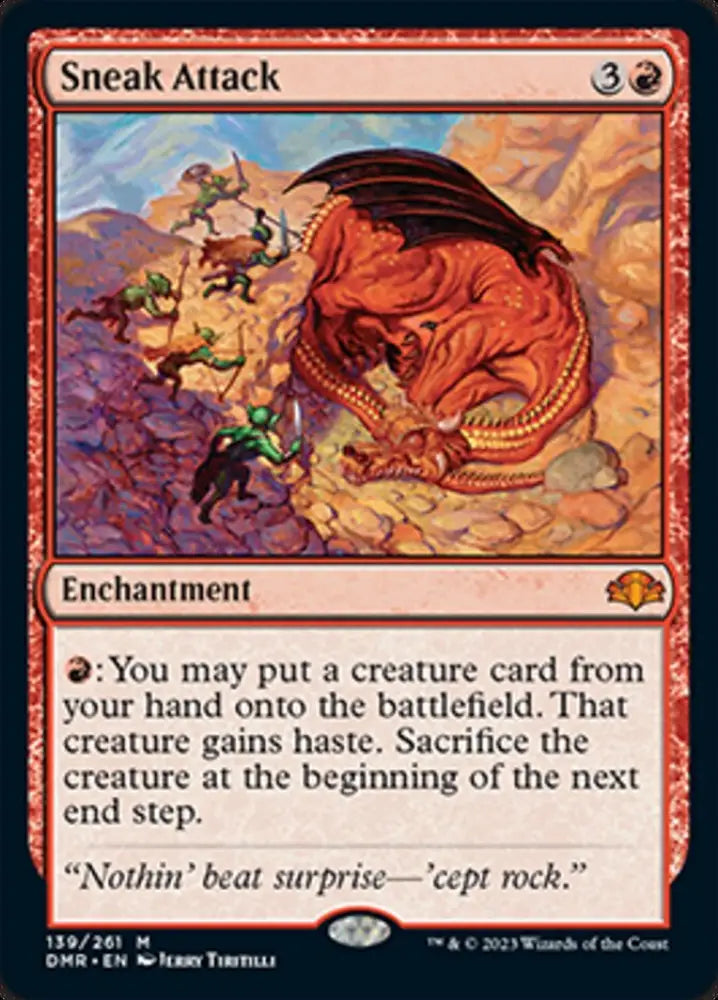 Sneak Attack [Dominaria Remastered] - MTG Single