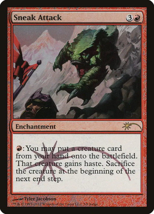 Sneak Attack [Judge Gift Cards 2012] - MTG Single