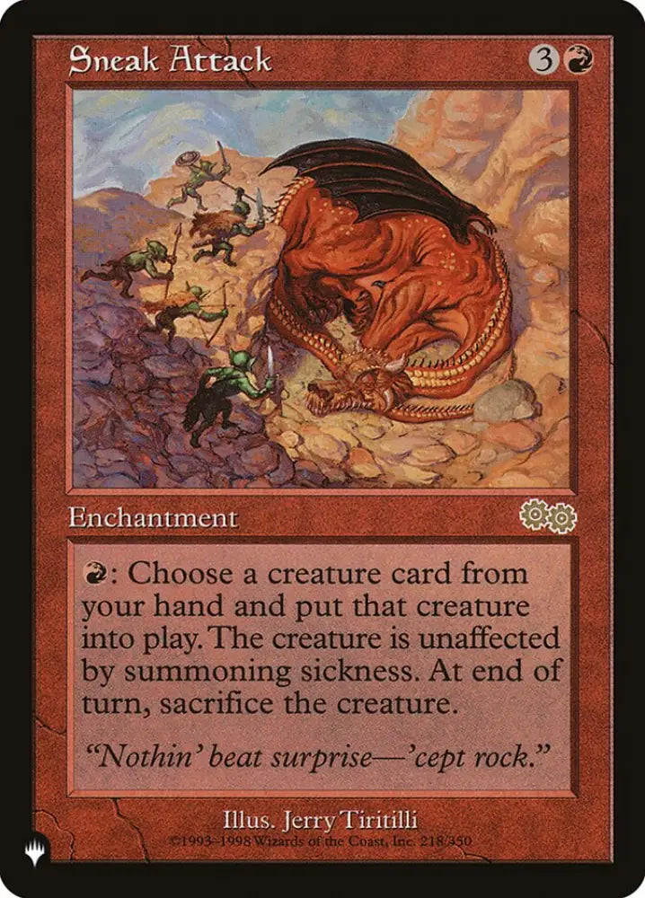 Sneak Attack [The List] - MTG Single