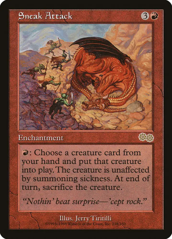 Sneak Attack [Urza’s Saga] - MTG Single