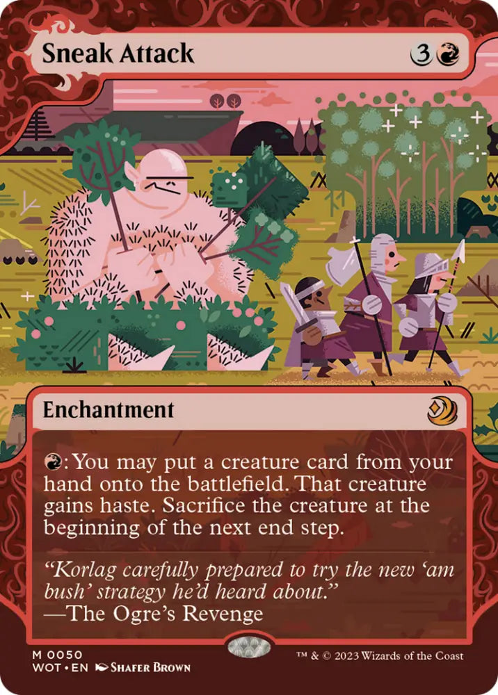 Sneak Attack [Wilds of Eldraine: Enchanting Tales] - MTG Single