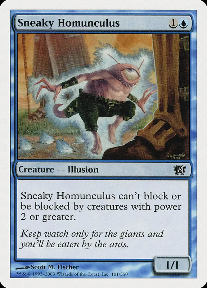 Sneaky Homunculus (101) [Eighth Edition] - MTG Single