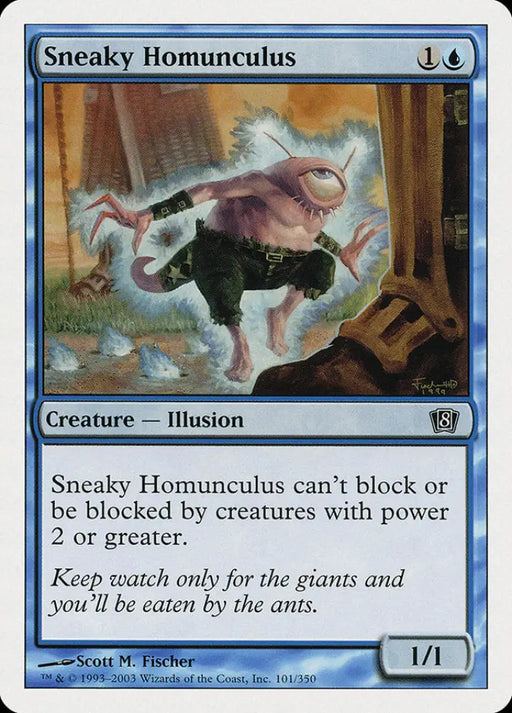 Sneaky Homunculus (101) [Eighth Edition] - MTG Single