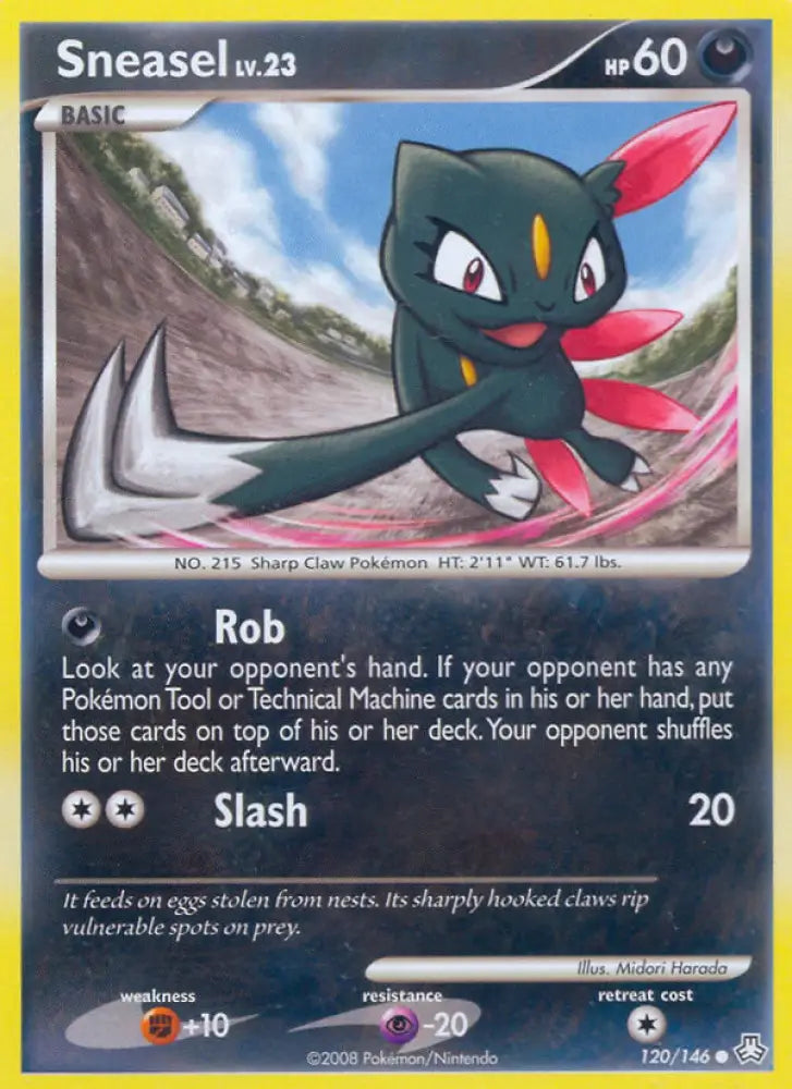 Sneasel (120/146) [Diamond & Pearl: Legends Awakened] - Pokemon Single
