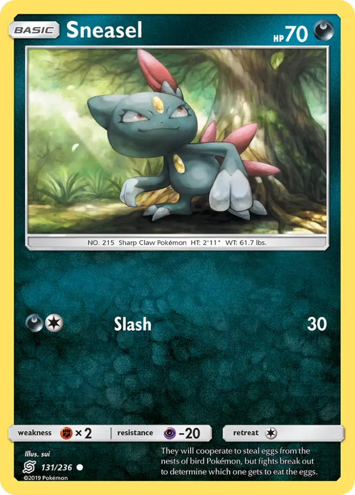 Sneasel (131/236) [Sun & Moon: Unified Minds] - Pokemon Single