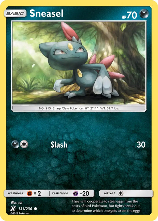 Sneasel (131/236) [Sun & Moon: Unified Minds] - Pokemon Single