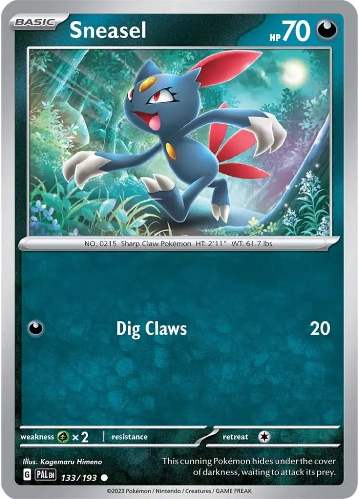 Sneasel (133/193) [Scarlet & Violet: Paldea Evolved] - Pokemon Single
