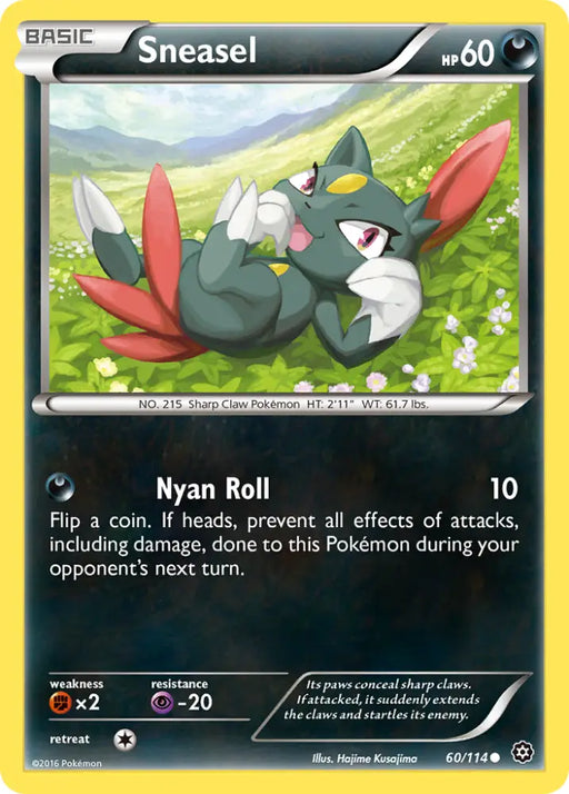 Sneasel (60/114) [XY: Steam Siege] - Pokemon Single