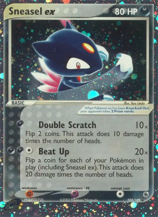 Sneasel ex (103/109) [EX: Ruby & Sapphire] - Pokemon Single