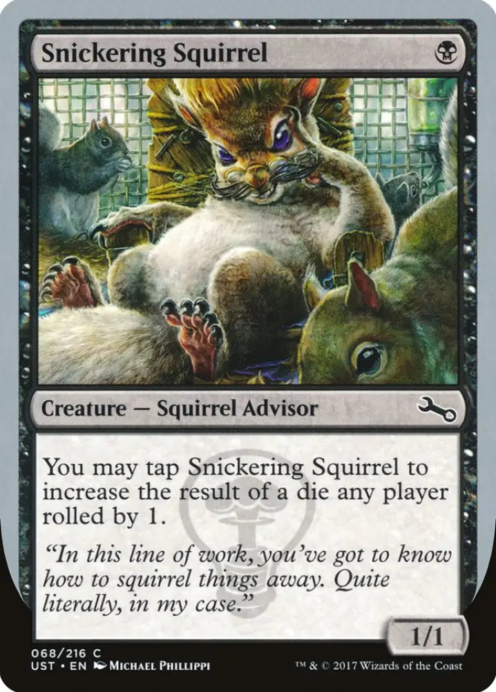 Snickering Squirrel [Unstable] - MTG Single