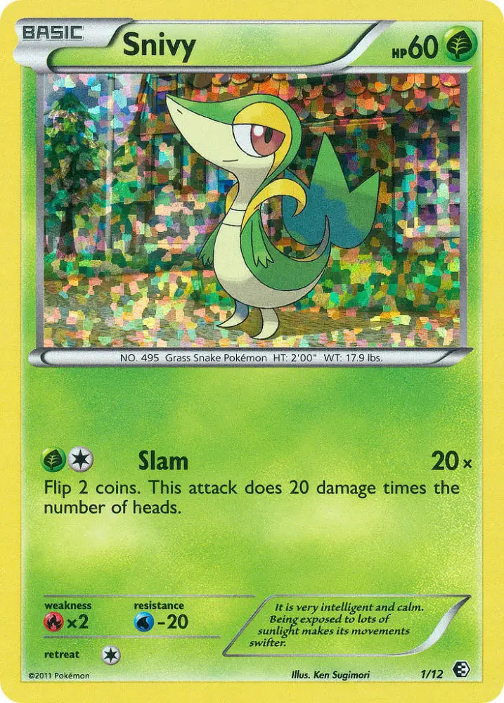 Snivy (1/12) [McDonald’s Promos: 2011 Collection] - Pokemon Single