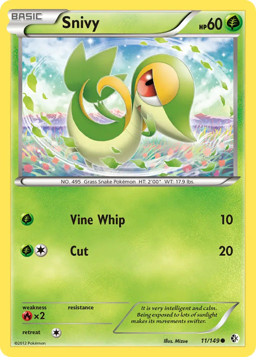 Snivy (11/149) [Black & White: Boundaries Crossed] - Pokemon Single