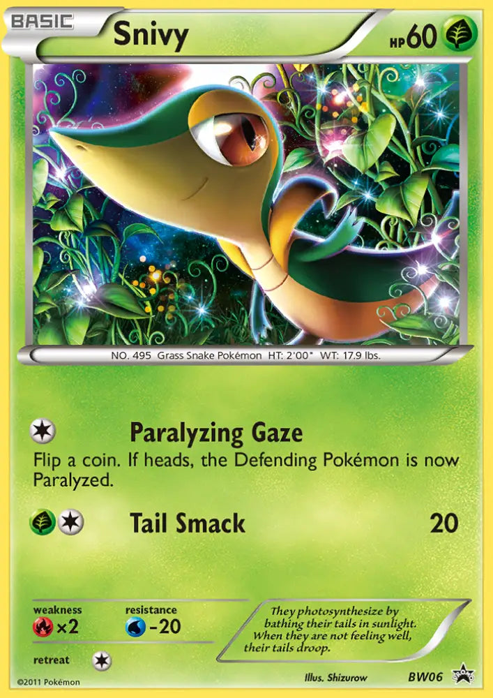 Snivy (BW06) [Black & White: Black Star Promos] - Pokemon Single