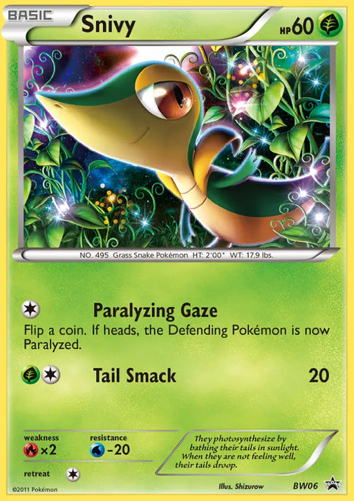 Snivy (BW06) [Black & White: Black Star Promos] - Pokemon Single