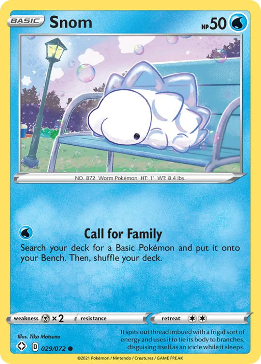 Snom (029/072) [Sword & Shield: Shining Fates] - Pokemon Single