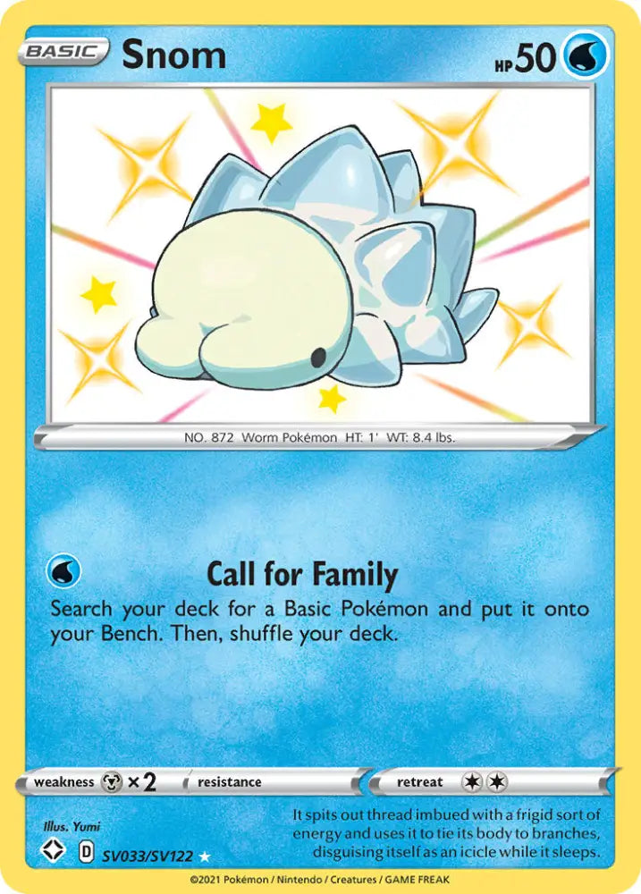 Snom (SV033/SV122) [Sword & Shield: Shining Fates] - Pokemon Single