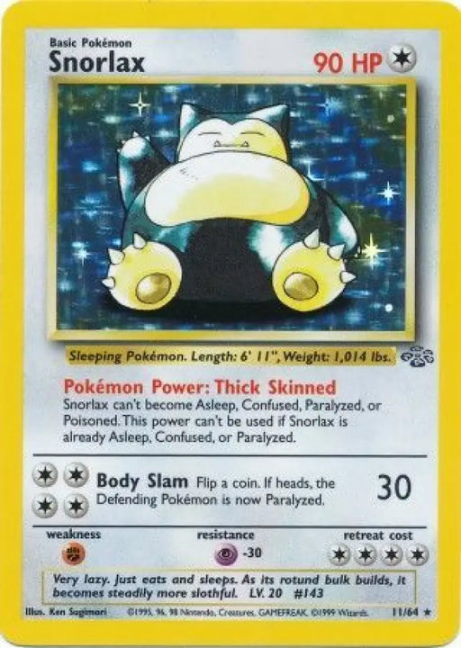 Snorlax (11/64) [Jungle Unlimited] - Pokemon Single
