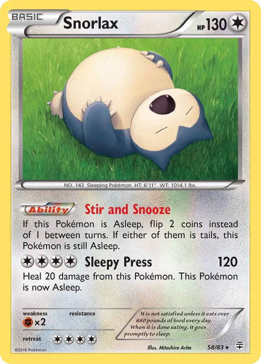Snorlax (58/83) [XY: Generations] - Pokemon Single