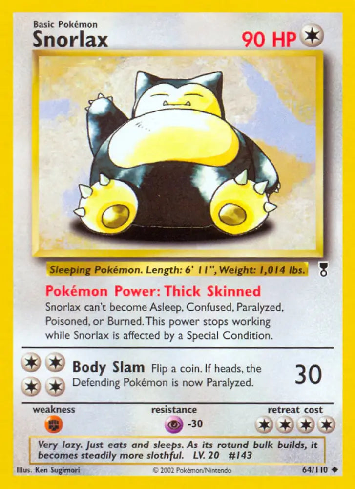 Snorlax (64/110) [Legendary Collection] - Pokemon Single