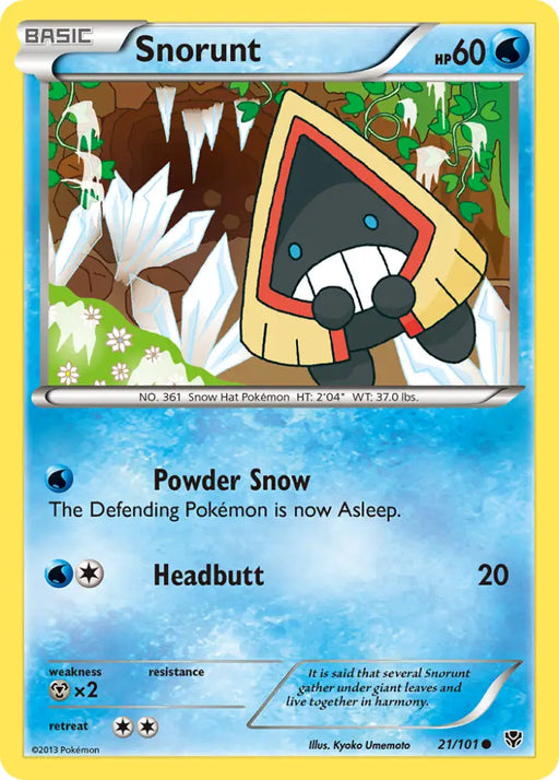 Snorunt (21/101) [Black & White: Plasma Blast] - Pokemon Single