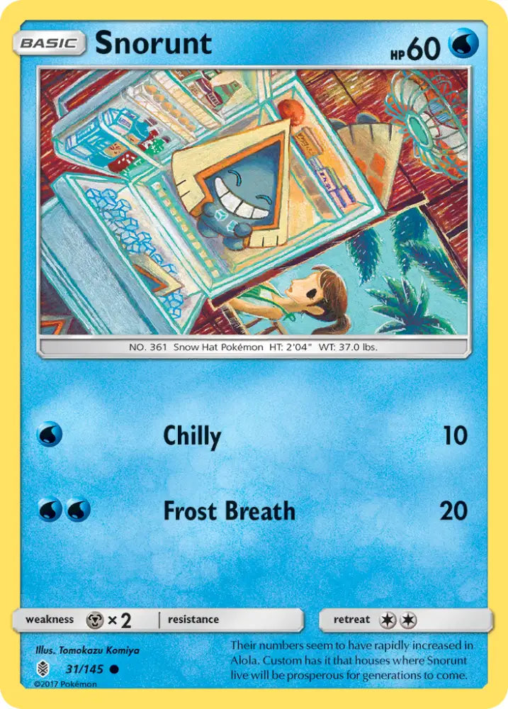 Snorunt (31/145) [Sun & Moon: Guardians Rising] - Pokemon Single