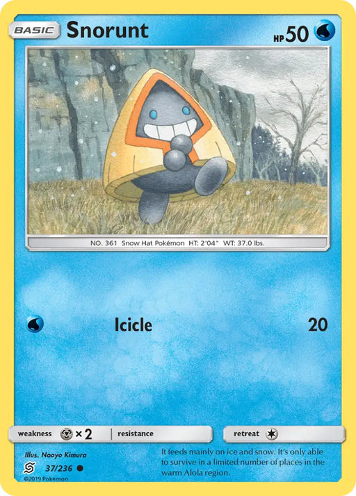 Snorunt (37/236) [Sun & Moon: Unified Minds] - Pokemon Single