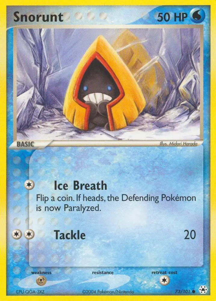 Snorunt (73/101) [EX: Hidden Legends] - Pokemon Single
