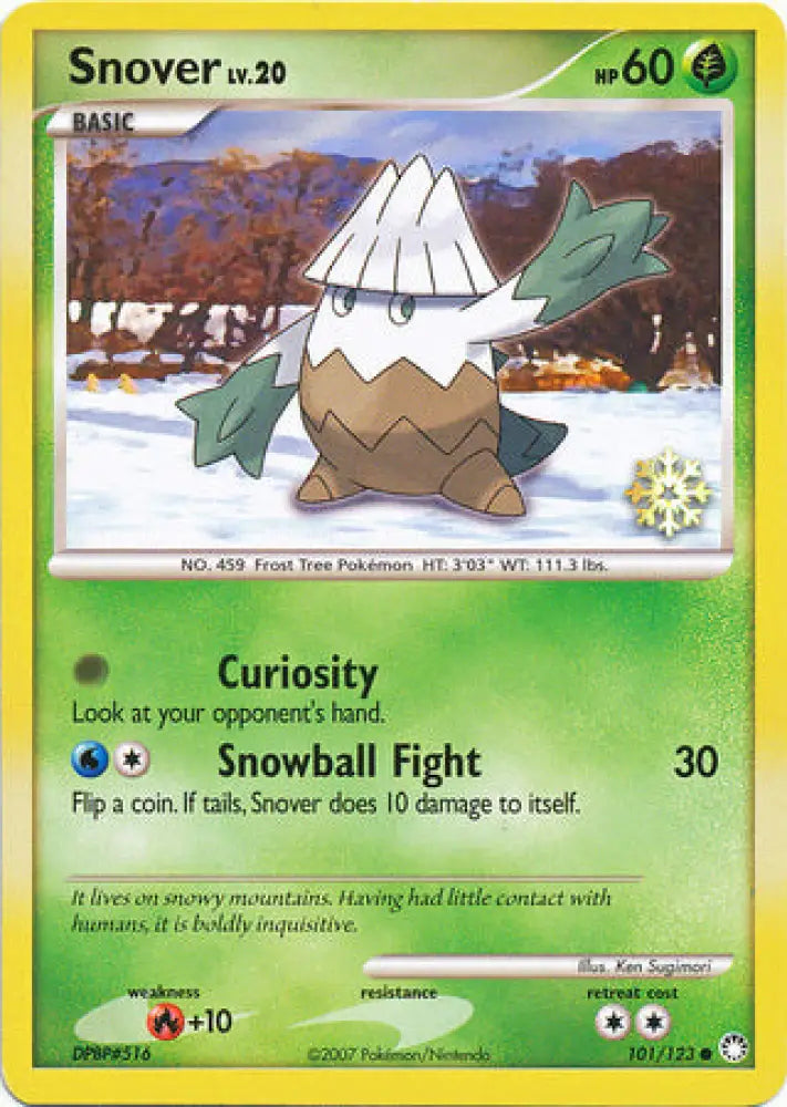 Snover (101/123) [Countdown Calendar Promos] - Pokemon Single