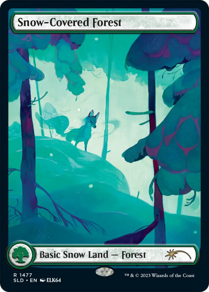 Snow-Covered Forest (1477) [Secret Lair Drop Series] - MTG Single