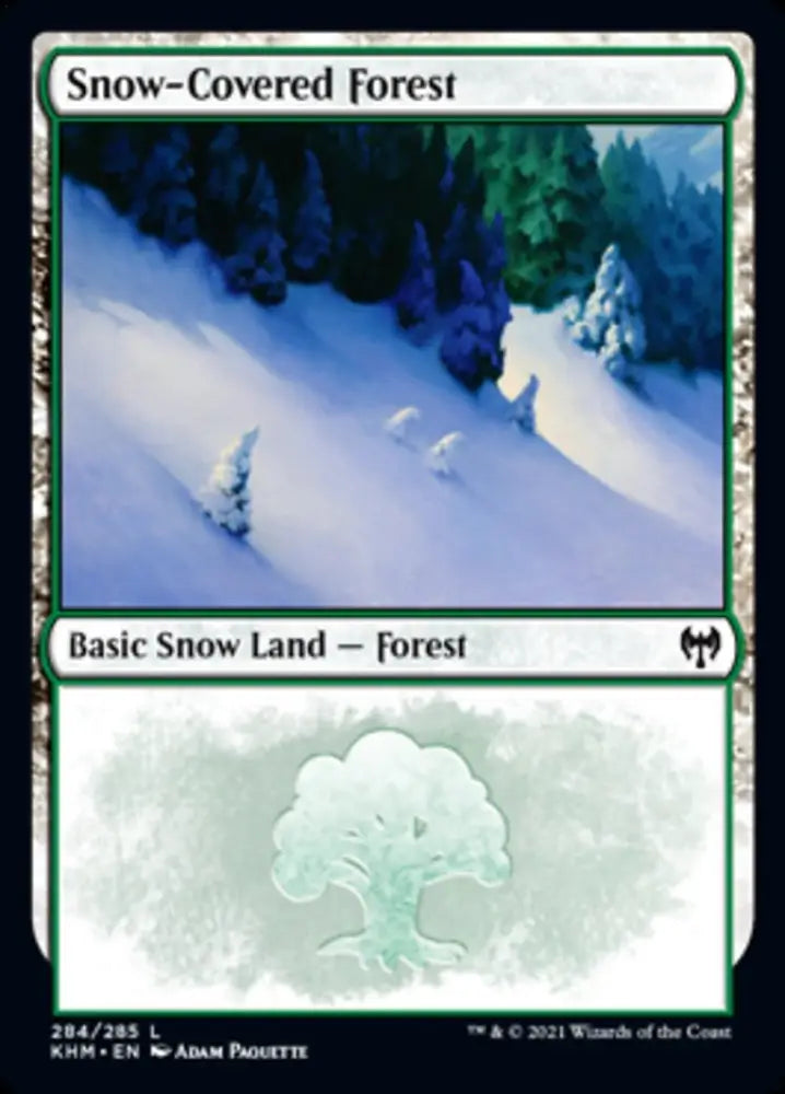 Snow-Covered Forest (284) [Kaldheim] - MTG Single