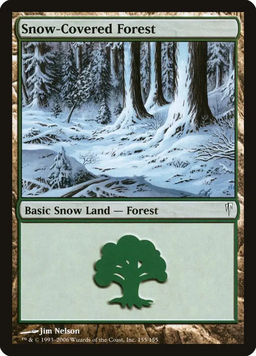 Snow-Covered Forest [Coldsnap] - MTG Single
