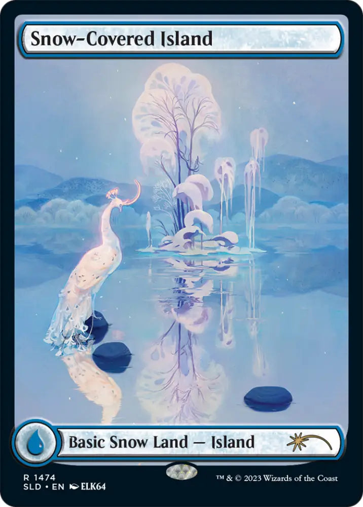 Snow-Covered Island (1474) [Secret Lair Drop Series] - MTG Single