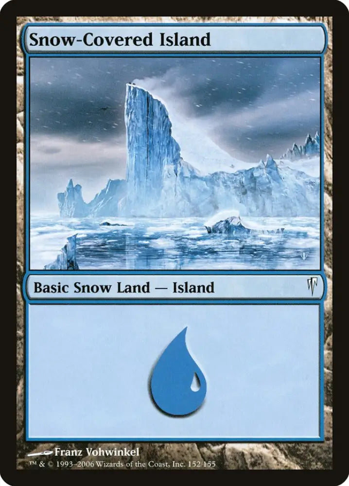 Snow-Covered Island [Coldsnap] - MTG Single