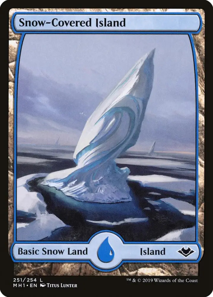 Snow-Covered Island [Modern Horizons] - MTG Single