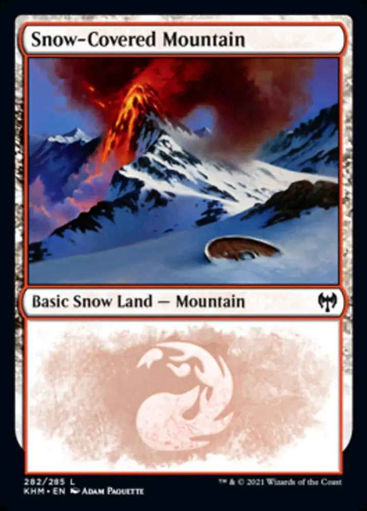 Snow-Covered Mountain (282) [Kaldheim] - MTG Single