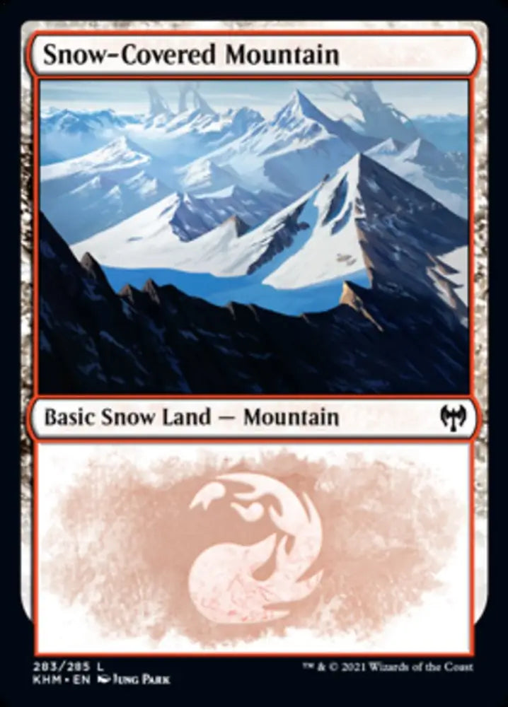 Snow-Covered Mountain (283) [Kaldheim] - MTG Single