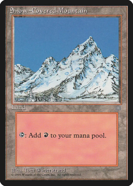 Snow-Covered Mountain [Ice Age] - MTG Single