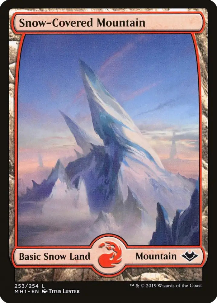 Snow-Covered Mountain [Modern Horizons] - MTG Single