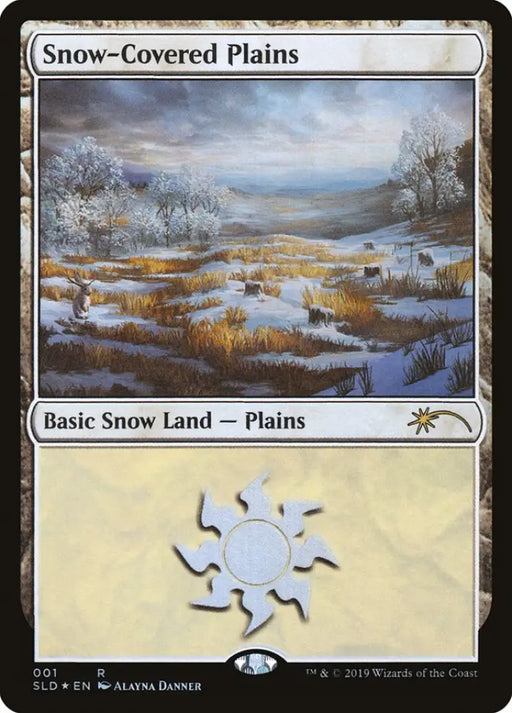 Snow-Covered Plains (001) [Secret Lair Drop Series] - MTG Single