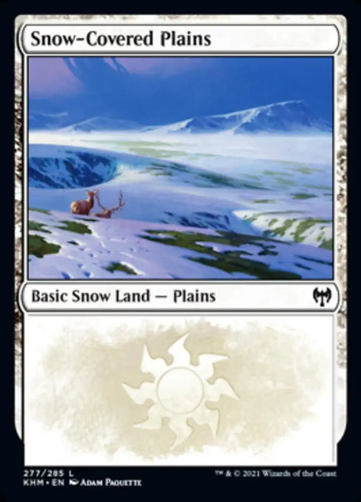 Snow-Covered Plains (277) [Kaldheim] - MTG Single