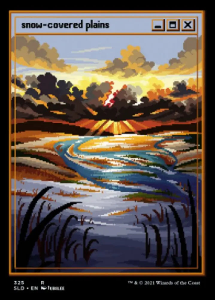 Snow-Covered Plains (325) [Secret Lair Drop Series] - MTG Single