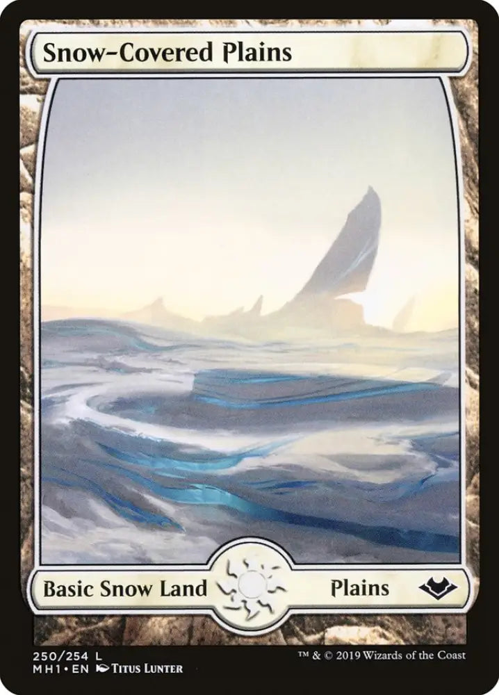 Snow-Covered Plains [Modern Horizons] - MTG Single