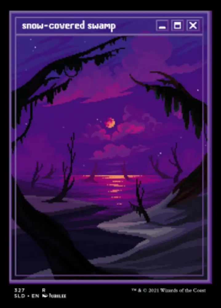 Snow-Covered Swamp (327) [Secret Lair Drop Series] - MTG Single