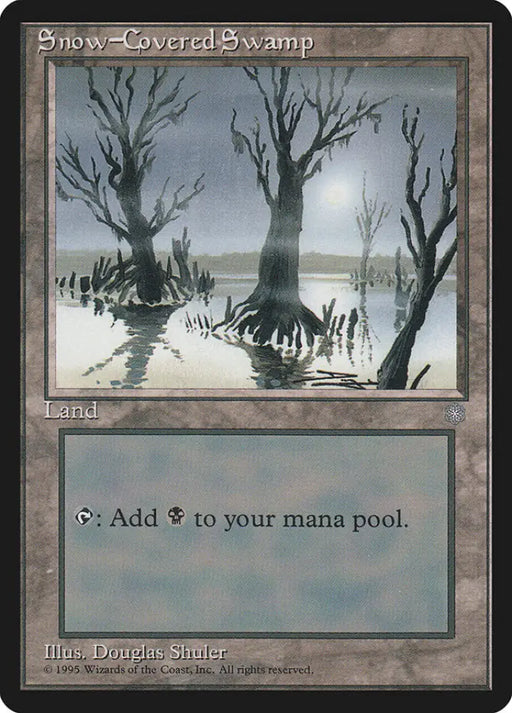 Snow-Covered Swamp [Ice Age] - MTG Single