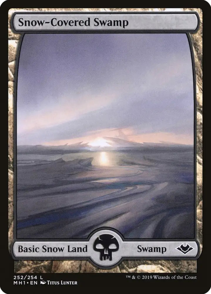 Snow-Covered Swamp [Modern Horizons] - MTG Single
