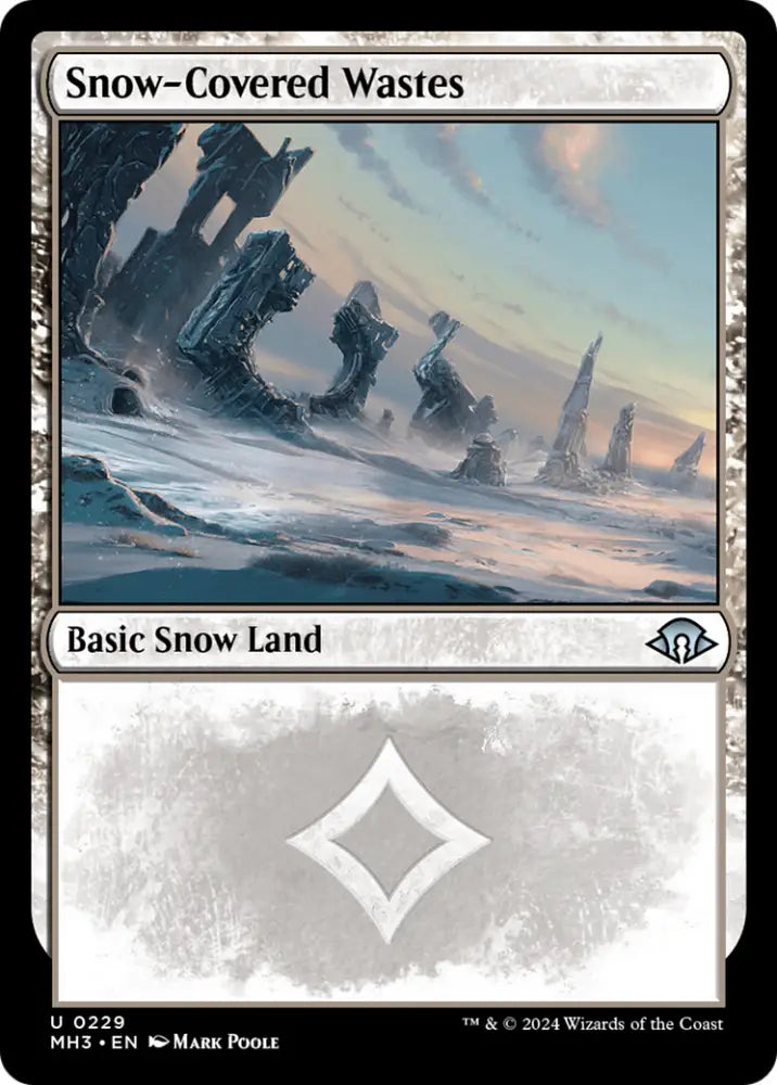 Snow-Covered Wastes (0229) [Modern Horizons 3] - MTG Single