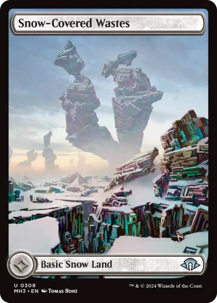 Snow-Covered Wastes (0309) [Modern Horizons 3] - MTG Single