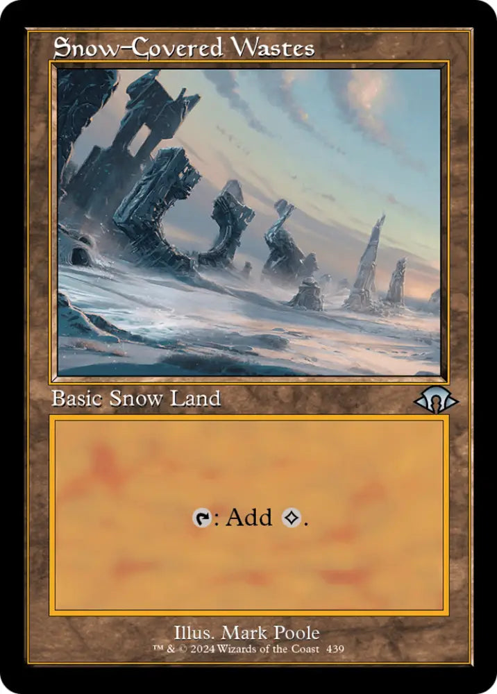 Snow-Covered Wastes (Retro) [Modern Horizons 3] - MTG Single