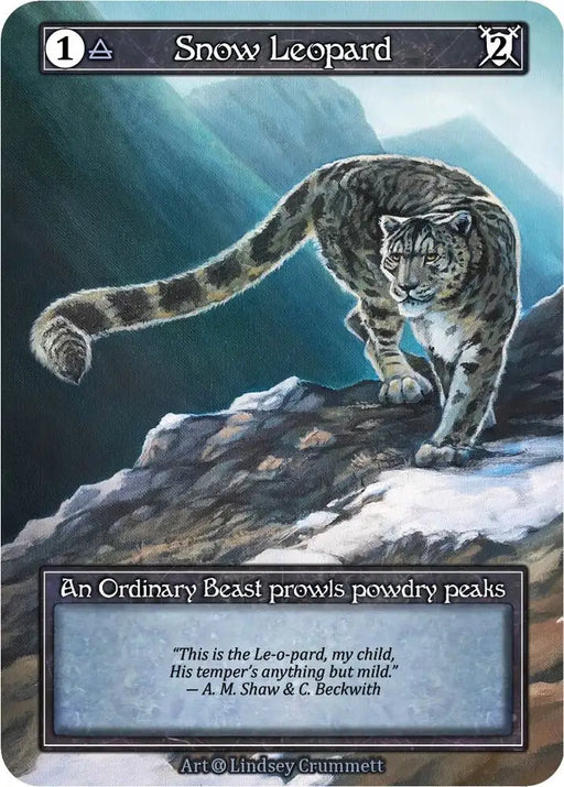 Snow Leopard (Foil) [Alpha]